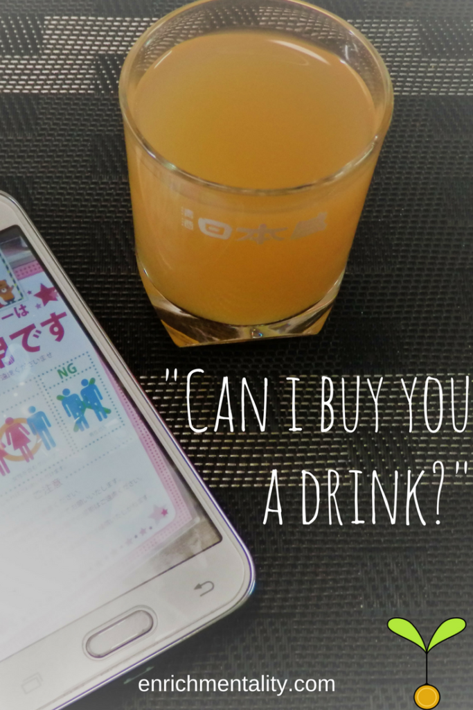 Can I buy you a drink?