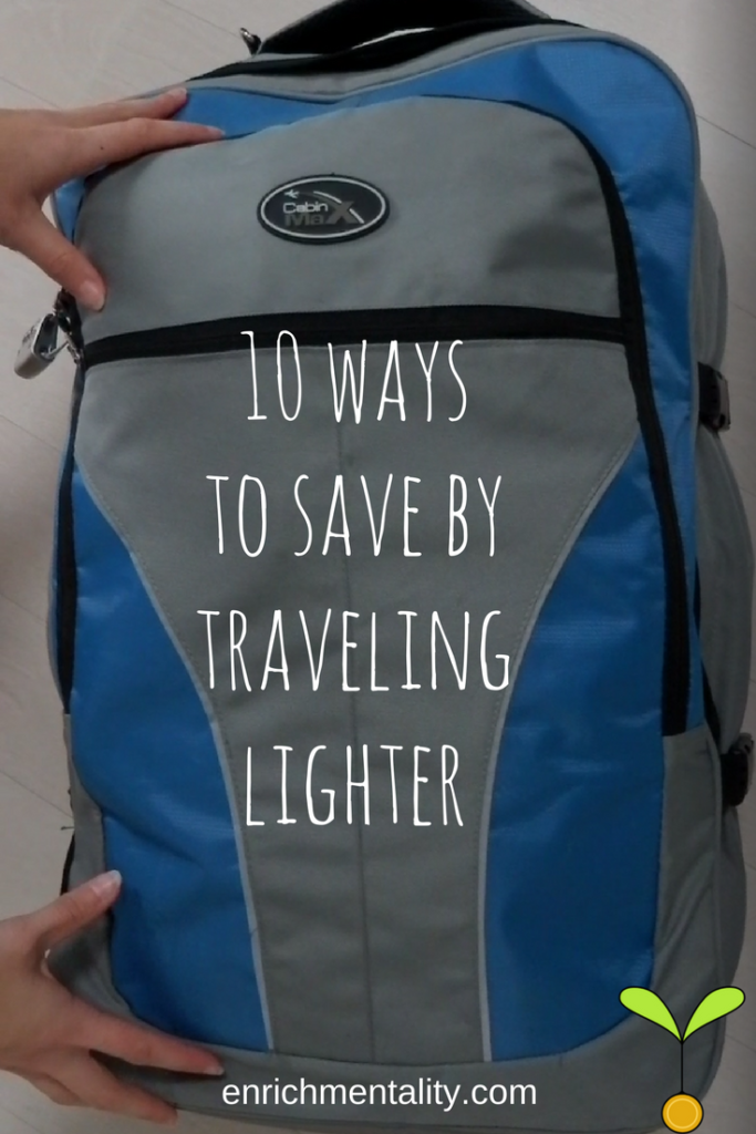 10 ways to save by traveling lighter
