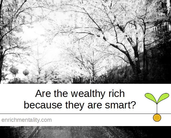 Are the wealthy rich because they’re smart?